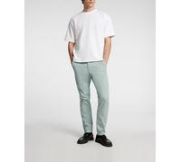 Selected Pantalón sport chino hombre corte slim fit. Verde 31 - Largo 32