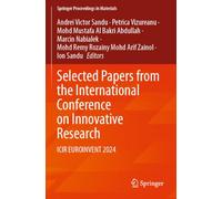 Selected Papers from the International Conference on Innovative Research: ICIR EUROINVENT 2024 (Springer Proceedings in Materials)