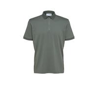 SELETED HOMME Polo Slhfave Zip SS para Hombre, Verde ágave., XL
