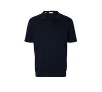 SELECTED Polo SLHMATTIS azul oscuro | XXL