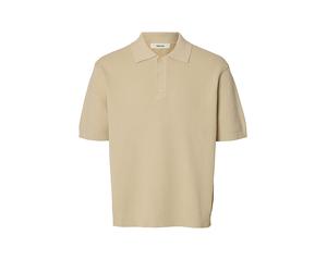 SELECTED Poloshirt SLHDANE marrón | M