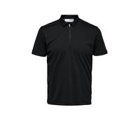 SELECTED Poloshirt SLHFAVE negro | XXL
