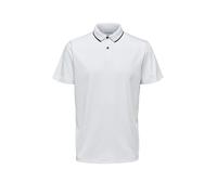 SELECTED Poloshirt SLHLEROY COOLMAX blanco | XL