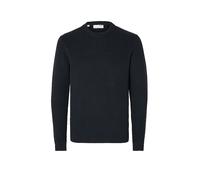 Selected Homme Jersey para hombre con cuello redondo, azul, M