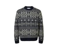 SELECTED Jersey crema / azul / gris L crema / azul / gris