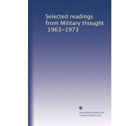 Selected readings from Military thought, 1963-1973