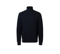 SELECTED Rollkragenpullover SLHTOM azul oscuro | XL