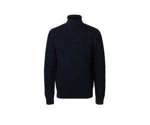 SELECTED Rollkragenpullover SLHTOM azul oscuro | XL