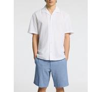 Selected Selected - Bermuda de hombre de lino. Azul claro Talla L