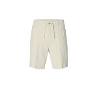 SELECTED Shorts de lino SLHREGULAR-LEROY beige | S