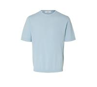 SELECTED Strickshirt SLHTORINO azul claro | XL