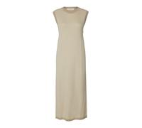 SELECTED Vestido de punto 'SLFMILAN' crema / beige oscuro L crema / beige oscuro
