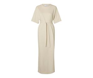SELECTED Vestido 'ESSENTIAL' crema 36 crema