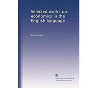 Selected works on economics in the English language
