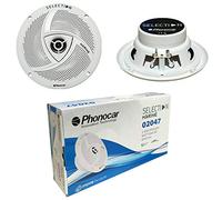 SELECTION 2 Altavoces PHONOCAR 02047 Coaxial Marino 2 vías 16,50 cm 165 mm 6,5" 35 vatios rms 90 vatios máx a Prueba de Agua, por par