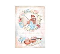 Selection 8 Rice paper A6 Backgrounds - Create Happiness Oh lá