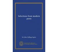 Selections from modern poets