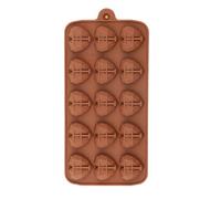 Selecto Bake 1 paquete de molde de postre de silicona de chocolate 15 cavidades 3D molde en forma de corazón de diamante