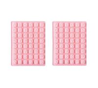 Selecto Bake 2 moldes de silicona para letras hechas a mano de resina de cera del alfabeto DIY molde para hornear