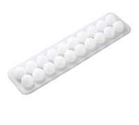 Selecto Bake Molde de resina de esfera pequeña con cuentas redondas, moldes de fundición de resina, molde de esfera de silicona, molde epoxi para hacer joyas, pendientes, collares, moldes de resina de