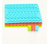 Selecto Bake - Molde de Silicona Gusano 20 Cavidades - 1 al Azar, para crear dulces, chocolate, fondant, gelatina y otros dulces