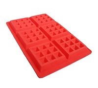 Selecto Bake Molde rectangular de silicona para gofres, para chocolate, gelatina, bollos y pasteles salados en un palito, manualidades