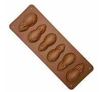 Selecto Bake Moldes de silicona para chocolate, moldes de silicona antiadherentes, reutilizables, moldes para hornear gelatina, crayones, gelatina, decoración de pasteles, jabón, resina
