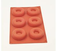 Selecto Bake - Moldes para Rosquillas de Silicona para Hornear,para Rosquillas de 6 Cavidades Molde para Rosquillas Antiadherente Bandeja,Hornear Sartenes,Hornear Rosquillas,Hacer Rosquillas Pastel