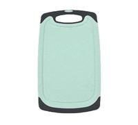 Selecto Bake Tabla de cortar de plástico grueso sin BPA, patas antideslizantes y ranura profunda para jugos, agujero para colgar, tablas de cortar grandes para frutas, verduras, carnes (verde)