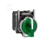 Selector 2 posiciones metálico LED 24V XB4BK133B5