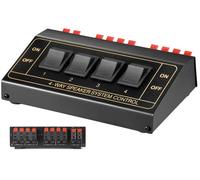 Selector de altavoces estéreo de 4 vías