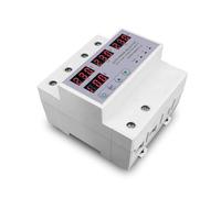 Selector de fase de carril Din trifásico 100A, protección de corriente de sobrevoltaje y bajo voltaje ajustable, Protector de relés de Monitor