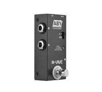 Selector de Línea ABY Interruptor AB Pedal de Efectos de Guitarra Pedal de Bajo con Bypass Verdadero Caja AB - Interruptor de Canal ABY