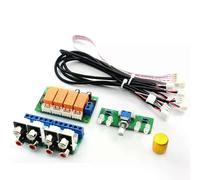Selector de señal de entrada de audio de 4 vías con relé y conmutación RCA. Placa de selección de entrada