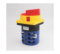 Selector de transferencia de avance y retroceso de motor LW26-32GS 5.5N/3 690V Interruptor de leva con candado de encendido y apagado trifásico de 32 A