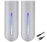 Selector de Zapatos de Calentador de Bota 360 ° USB UV Light Desodorizando PTC Calefacción Antiflaming Secador de Botas 65 ℃ Temperatura Constante Calcetines universales Calentador para Via