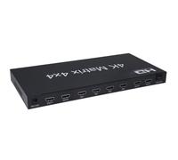 Selector Divisor de conmutador Compatible con HDMI 4K 60Hz Matrix 4X4 2,0 con Amplia compatibilidad