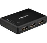 Switch hdmi 5*1 fonestar fo - 22sw51 - 5 entradas - 1 salida - resolución uhd 4k 60hz - botón selector - mando a distancia - plu