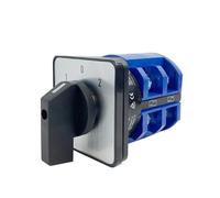 Selector universal de riel 63 A LW26-63/2, circuito control selección bipolar, interruptor leva giratorio contacto plateado(012)