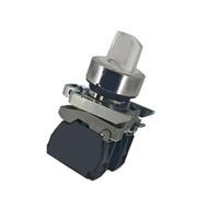 Selector XB4BK131G3 blanco tres posiciones 2NO 110V Ø22 para control industrial