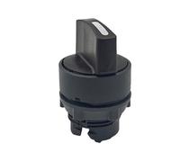 Selector ZB5AD2 cabezal interruptor negro 2 posiciones 90° Ø22 control industrial autoblocante