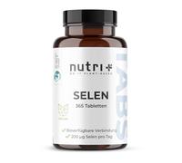 Selen Komplex 200µg - 365 Tabletten hochdosiert + vegan - für Männer & Frauen - 200 mcg Selenmethionin und Natriumselenit pro Tablette - ohne Zusatzstoffe und Jod