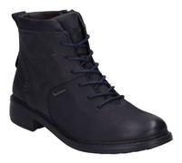 Josef Seibel Mujer Botines con Cordones Selena 50, señora Botines,Ancho G (Normal),Plantilla Desmontable,Impermeable,Azul (Ocean),41 EU / 7 UK