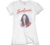 Selena Gomez - T-Shirt # Xl White Femmina # 80's Glam