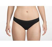 SELENACARE Ropa interior menstrual Active para mujer, lavable, vegana, sostenible, absorción de 25 ml, talla L (40/42), color negro