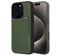 Selencia Riva Back Cover con tarjetero Apple iPhone 15 Pro - Sage Green