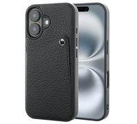 Selencia Riva Back Cover con tarjetero Apple iPhone 16 - Negro