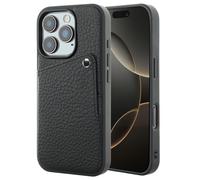 Cubierta trasera Riva con tarjetero para Apple iPhone 16 Pro - Negro