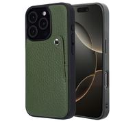 Selencia Riva Back Cover con tarjetero Apple iPhone 16 Pro - Sage Green