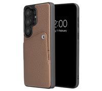 Selencia Riva Back Cover con tarjetero Samsung Galaxy S26 Ultra - Mocha Brown